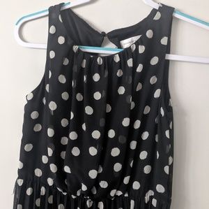 Christopher and Banks size 4 black and white maxi